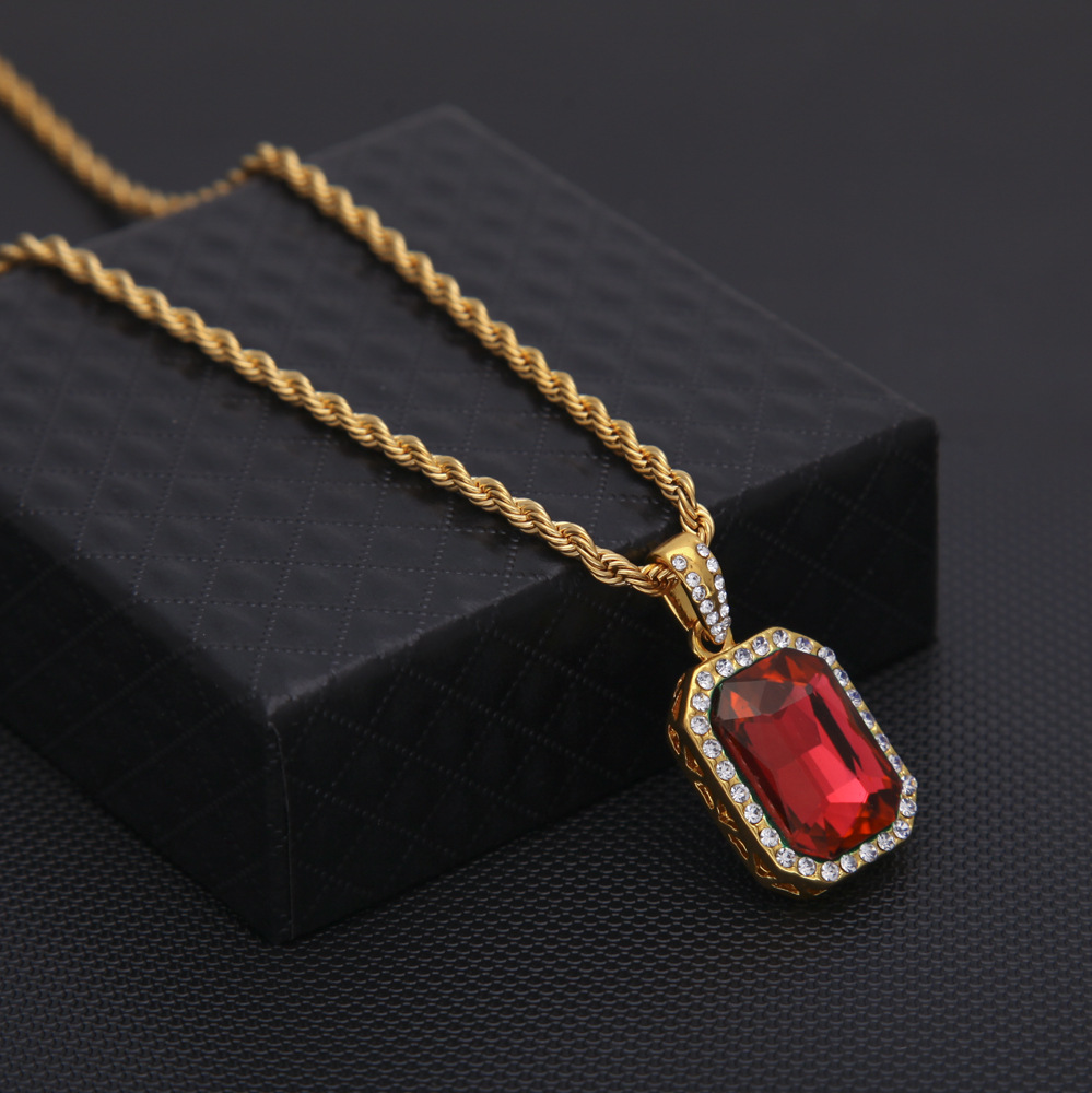 Men Accessories Singapore - Colar Mini Hip Hop com Diamantes