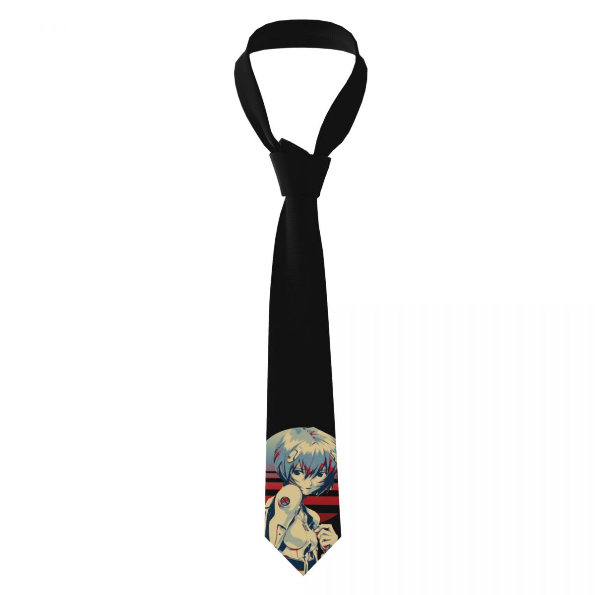 Men'S Accessories Office - Rei ayanami clássico gravatas unissex seda