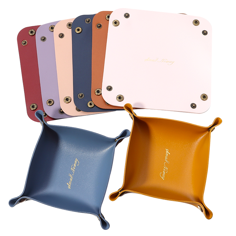 Bifold Leather Wallet - 1pc caixa de armazenamento de couro