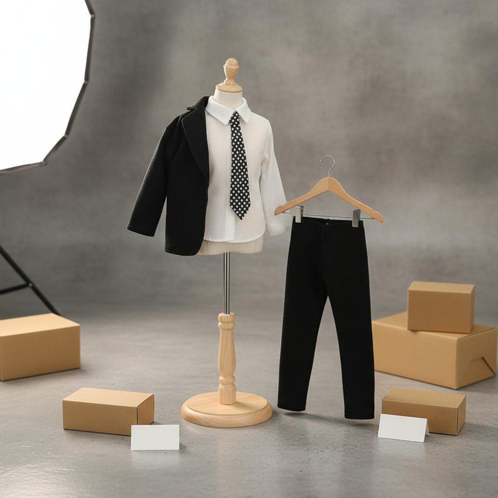 Men'S Accessories Wardrobe - Conjunto de Roupa Sofisticada para Bonecas