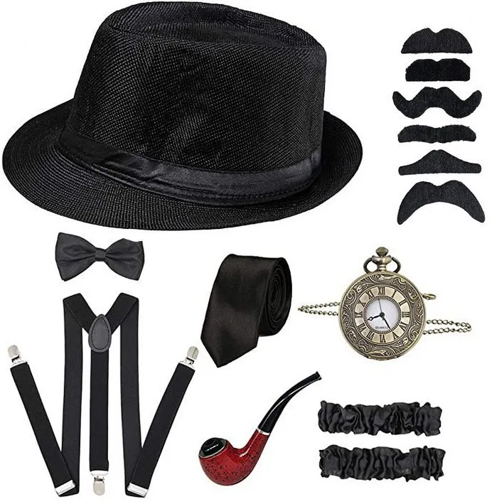 Men'S Accessories In The 1920S - Adereços de festa masculinos, tema 1920s,