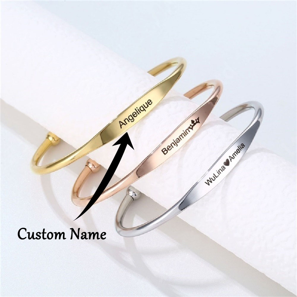Men'S Accessories Office - Pulseira de aço inoxidável personalizada para