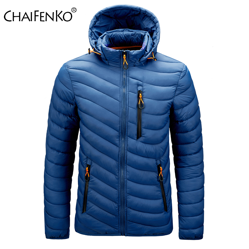 Men Accessories Brands - Chaifenko marca inverno quente jaqueta à