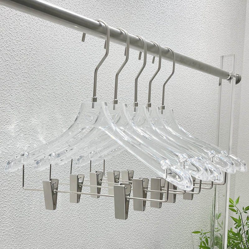 Men'S Accessories Wardrobe - Conjunto de 5 Cabides Transparentes de