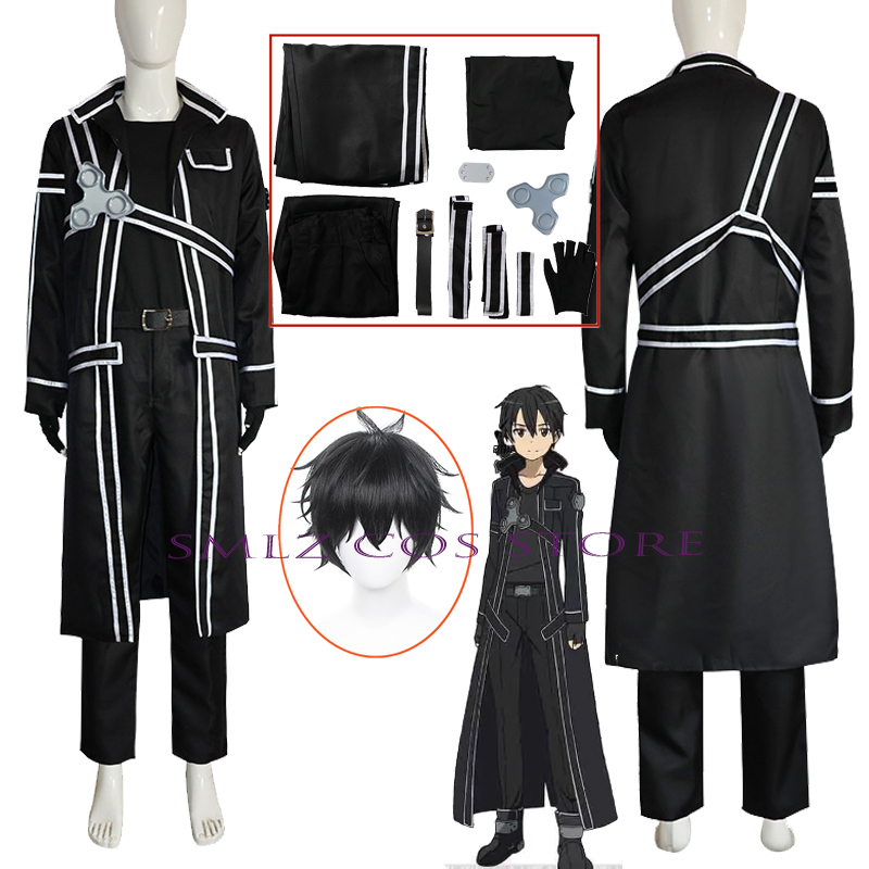 Men Accessories Online - Kirigaya Traje Cosplay para Homem, Roupa
