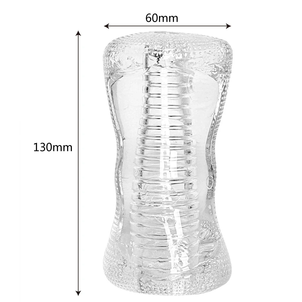 Men'S Vegan Accessories - 13cm masturbador masculino transparente geléia artificial