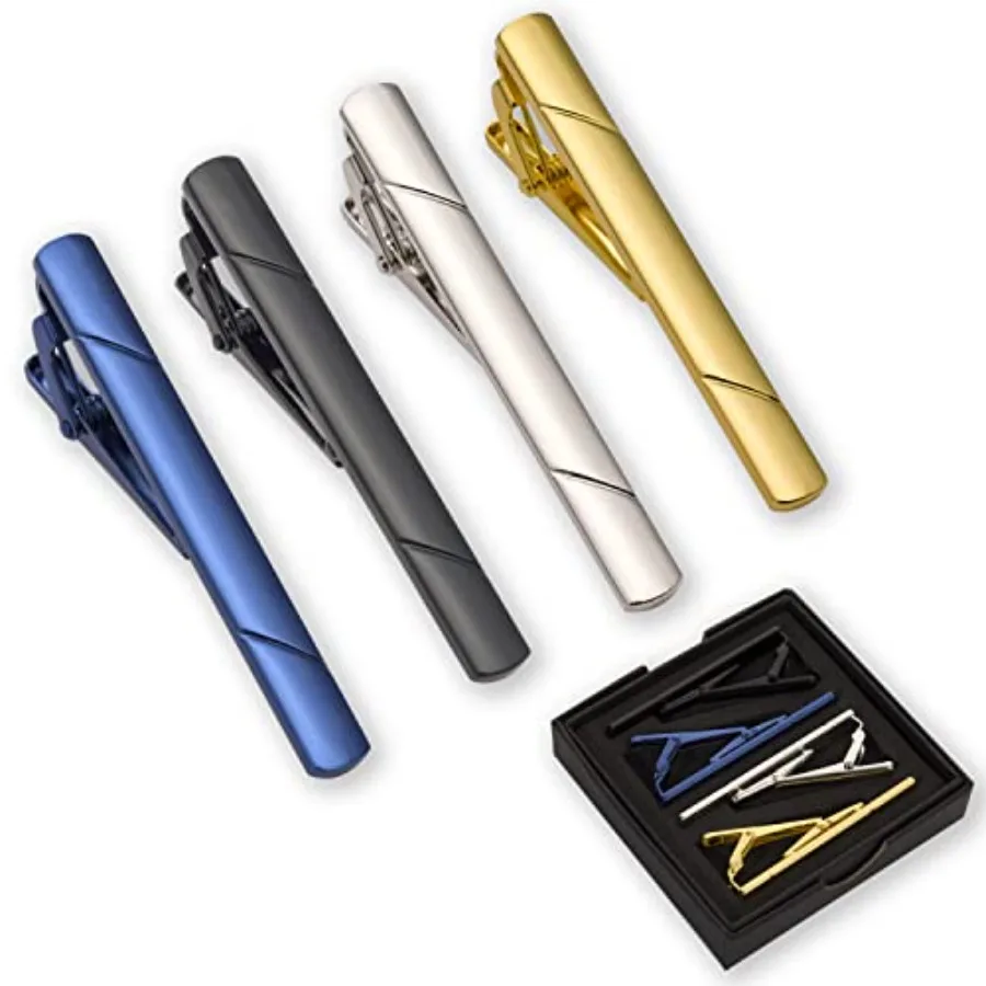 Men'S Accessories Fashion - 4 prendedores de gravata para homens
