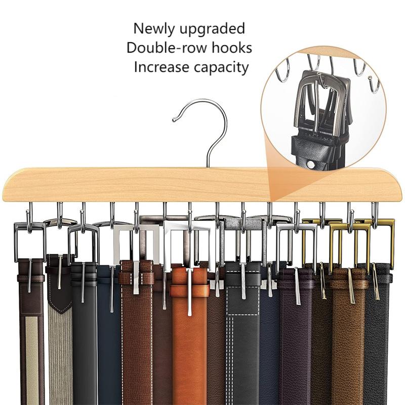 Men'S Accessories Wardrobe - Rack de cinto de madeira feminino