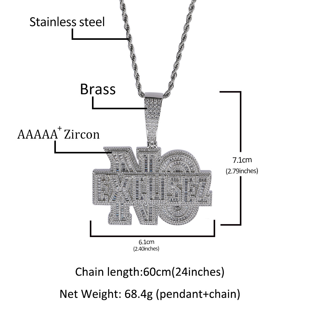 Men Accessories Singapore - Colar Hip-hop com design exclusivo e