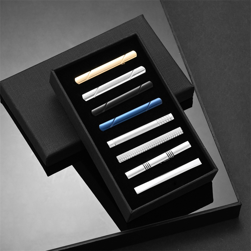 Cufflink Box Set - 7/8/10 pçs conjunto de clipe de