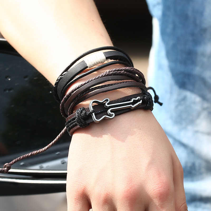 Hip-hop rock jóias pulseiras p - Men Accessories Singapore avaliação e preço