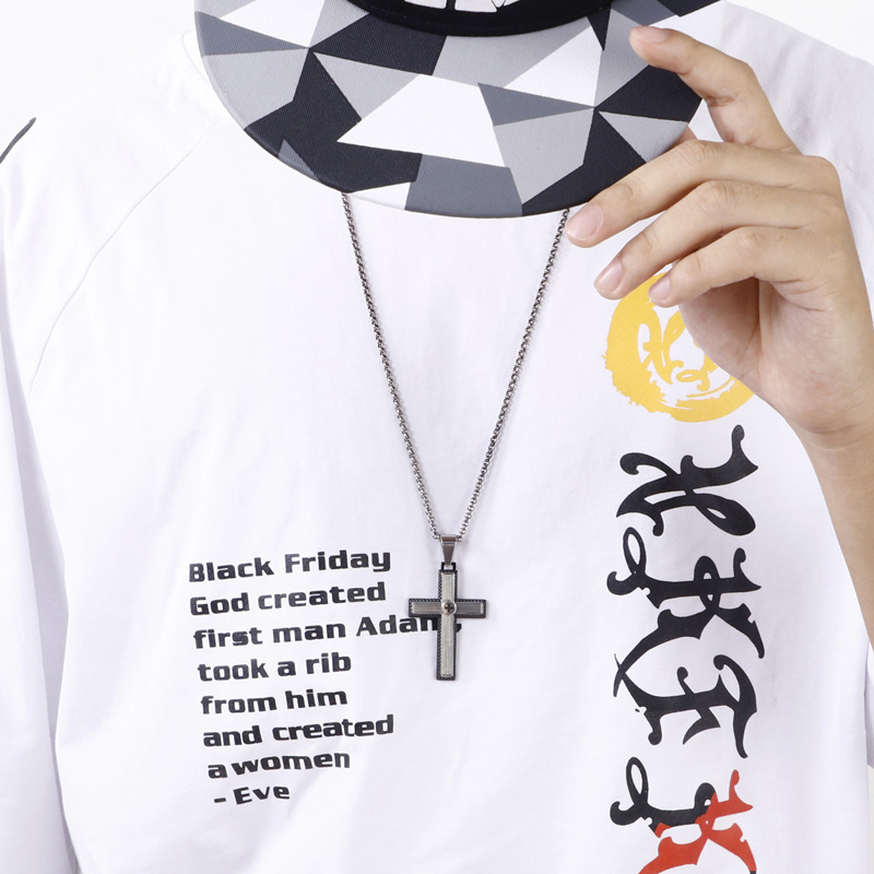 Kalen hiphop cruz pingente col - Men Accessories Singapore avaliação e preço