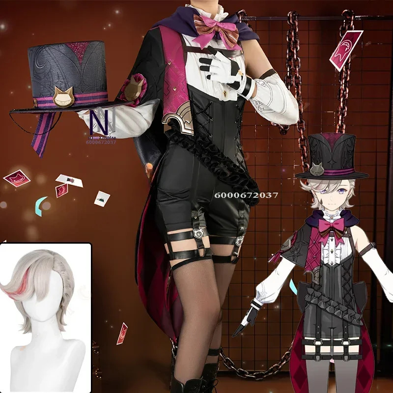 Dy20game genshin impacto lyney - Men Accessories Hat avaliação e preço
