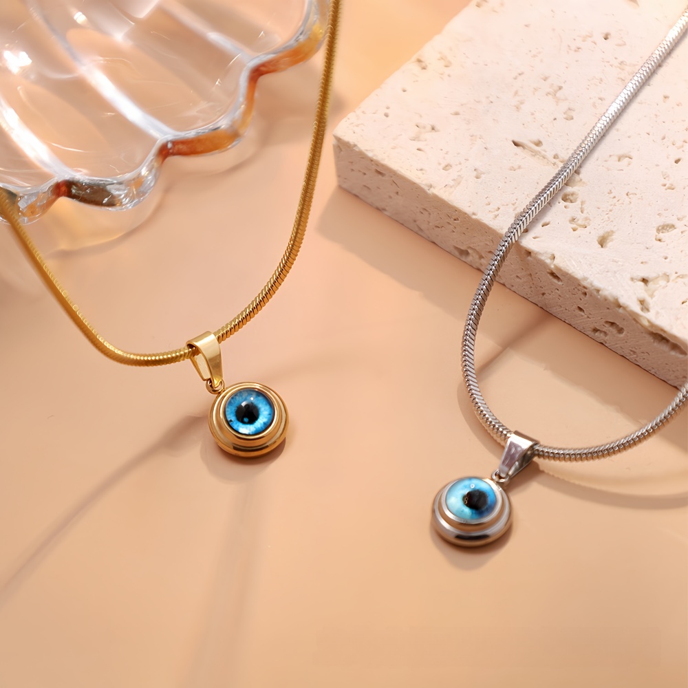 Colar com pingente de olhos de - Men Accessories Singapore avaliação e preço