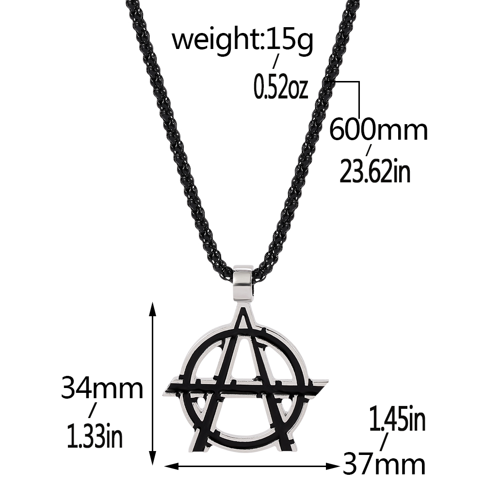 Colar com Símbolo do Letra A d - Men'S Accessories Fashion avaliação e preço