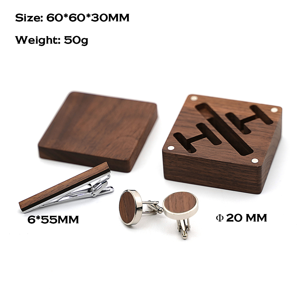 Personalizado Gravado De Madei - Cufflink Box Set avaliação e preço