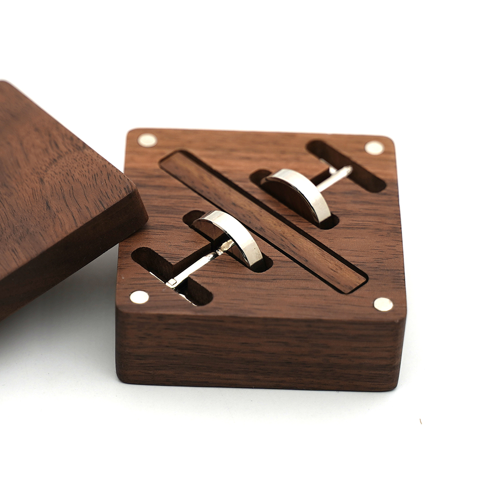 Personalizado Gravado De Madei - Cufflink Box Set avaliação e preço