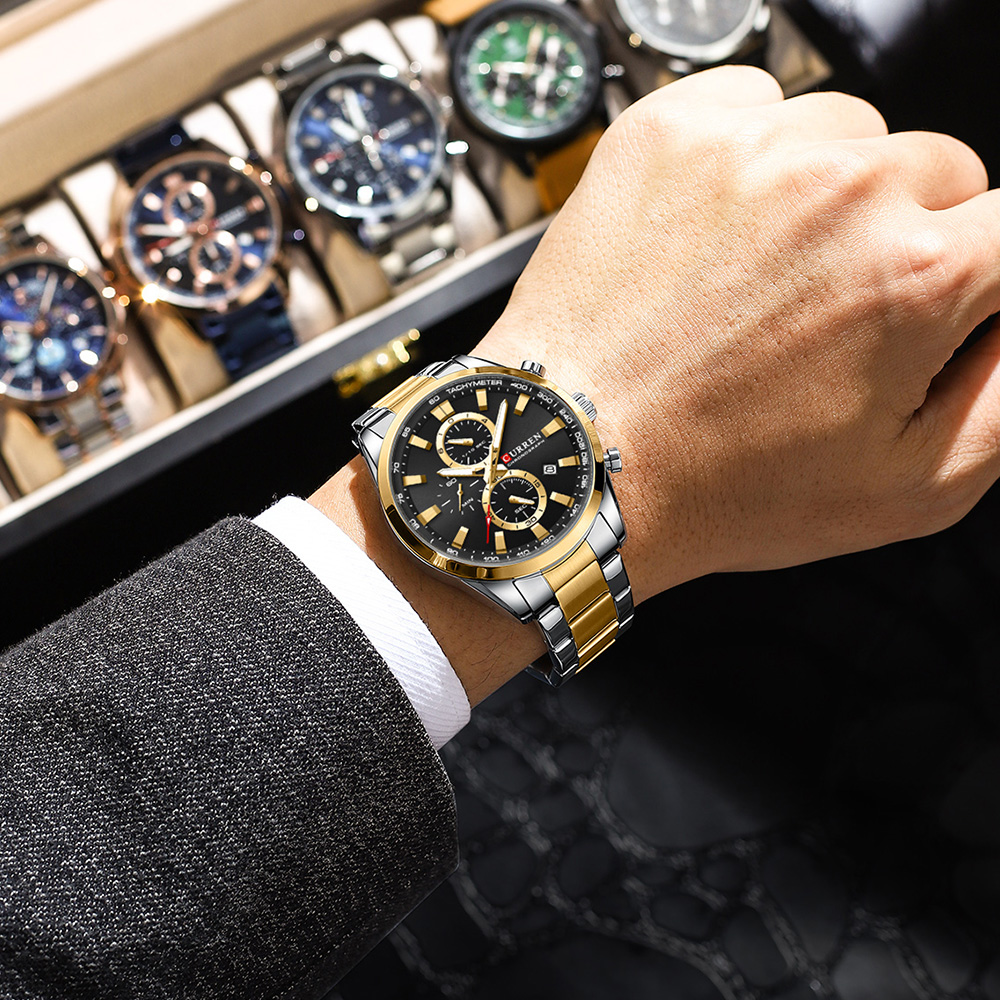 CURREN Casual Quartz Chrono Sp - Men'S Accessories Fashion avaliação e preço