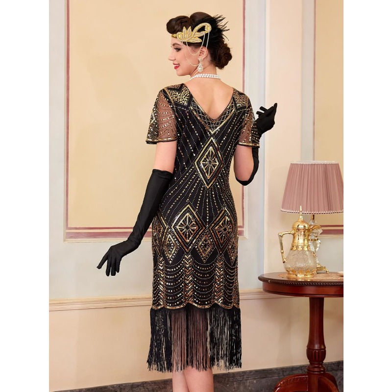 Vestidos dos anos 20 para mulh - Men'S Accessories In The 1920S avaliação e preço