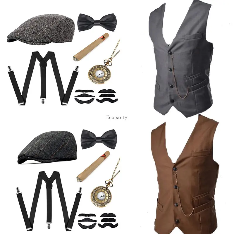 Conjunto de Fantasia de Gangst - Men'S Accessories In The 1920S avaliação e preço
