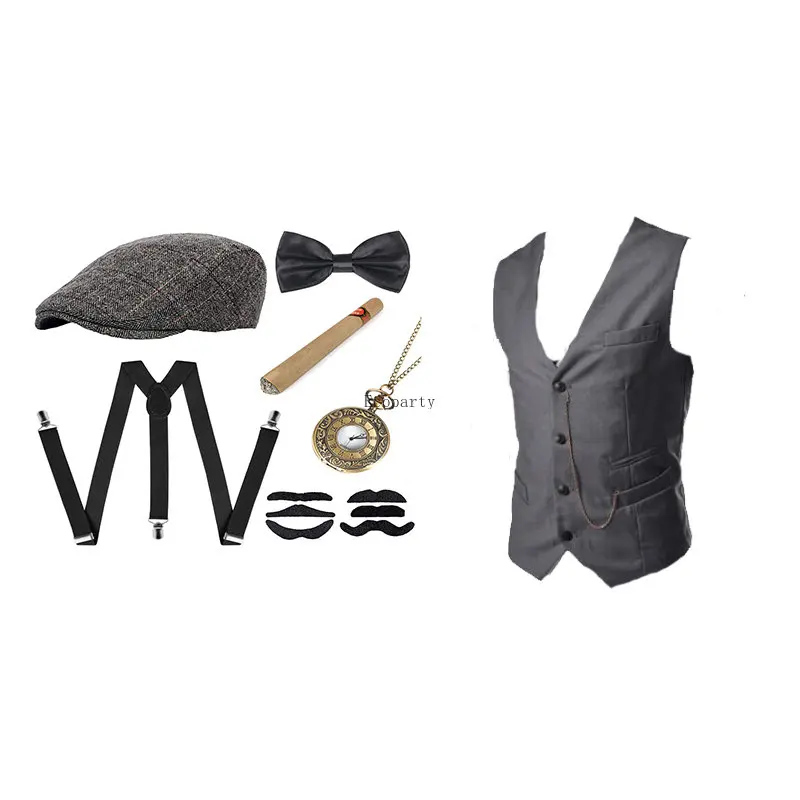 Conjunto de Fantasia de Gangst - Men'S Accessories In The 1920S avaliação e preço