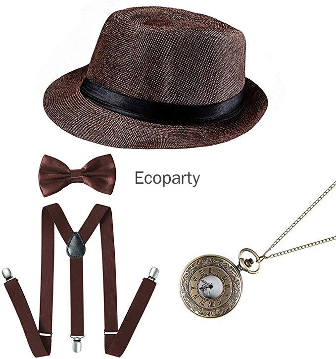 Carnaval festa rugido masculin - Men'S Accessories In The 1920S avaliação e preço