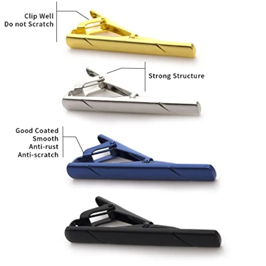 4 prendedores de gravata para  - Men'S Accessories Fashion avaliação e preço