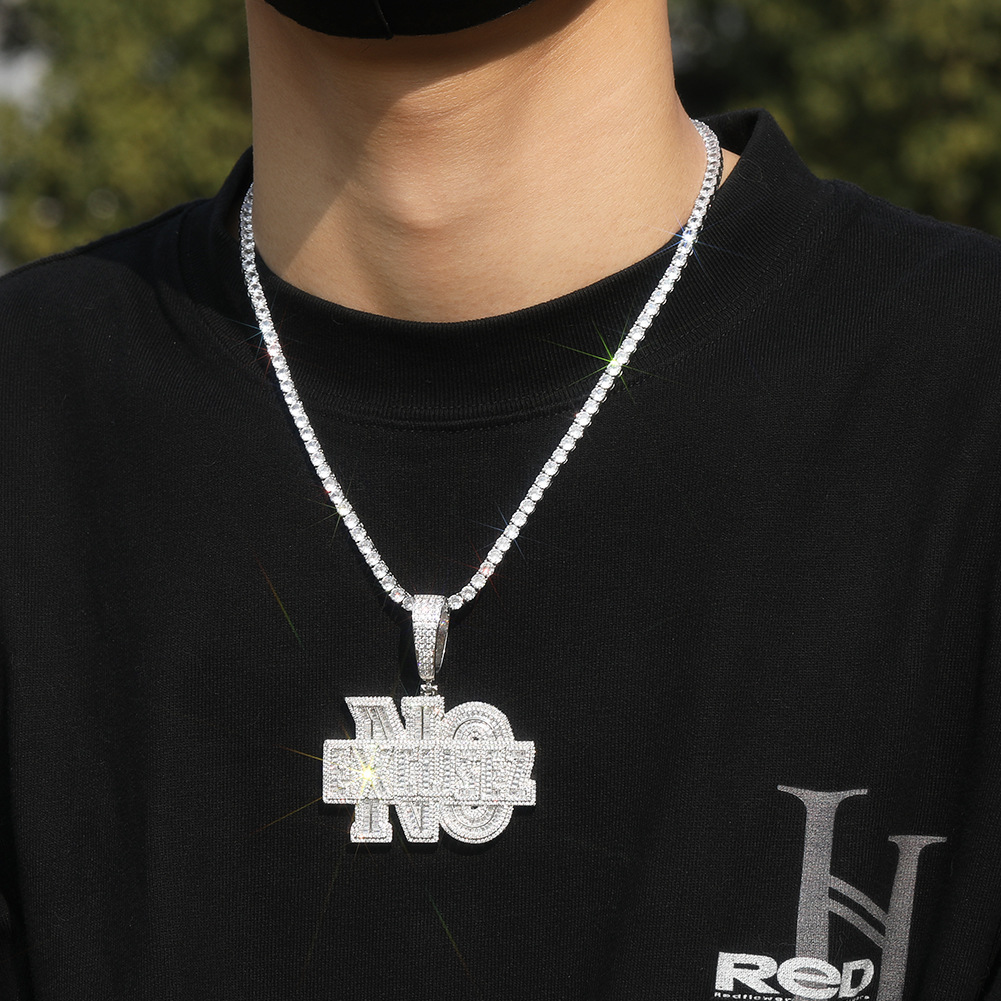 Colar Hip-hop com design exclu - Men Accessories Singapore avaliação e preço